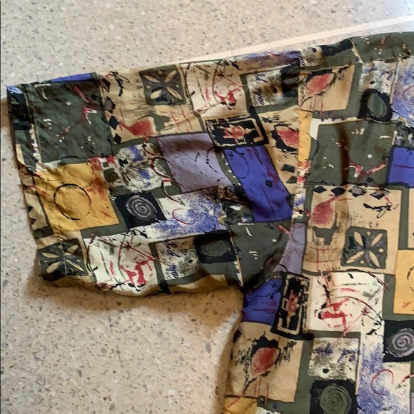 Utopia Short Sleeve Silk Shirt Whisper Weight Mens Large - Picture 3 of 6